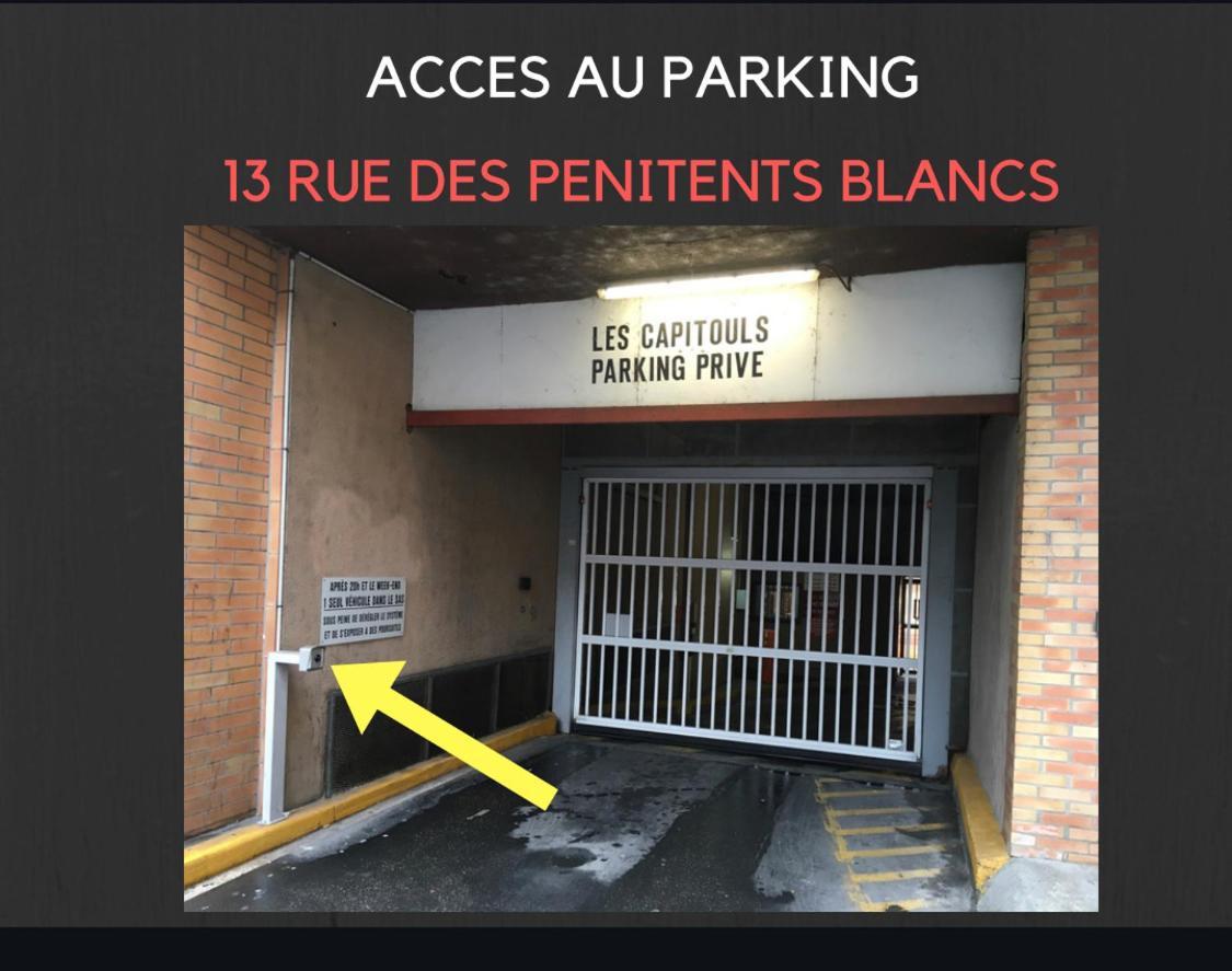 Hyper-Centre Historique Avec Possibilite De Reservation Parking Toulouse Bagian luar foto